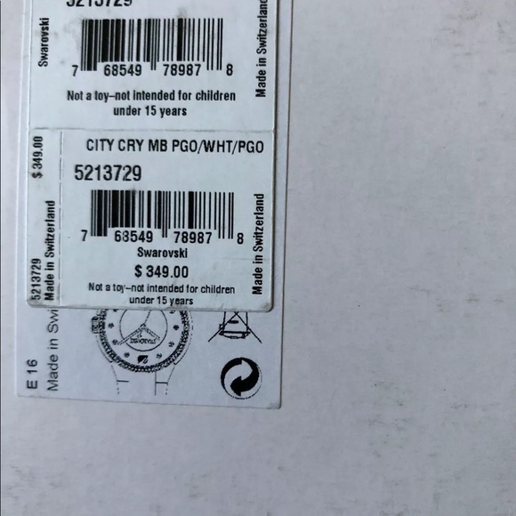 Authentic Swarovski City gold watch - Picture 3 of 3